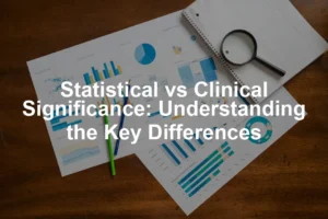 Featured image for Statistical vs Clinical Significance: Understanding the Key Differences