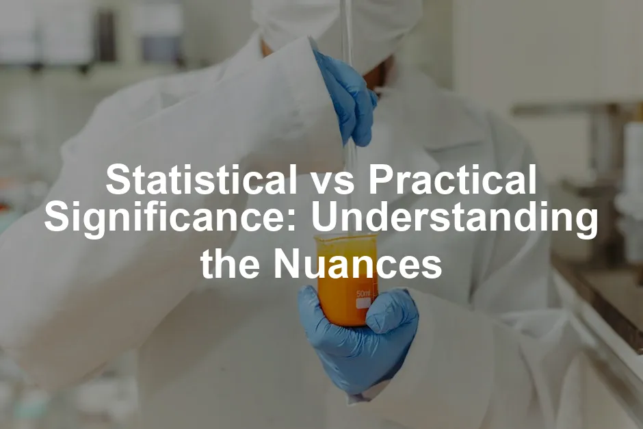 Featured image for Statistical vs Practical Significance: Understanding the Nuances