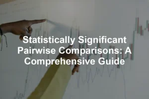 Featured image for Statistically Significant Pairwise Comparisons: A Comprehensive Guide