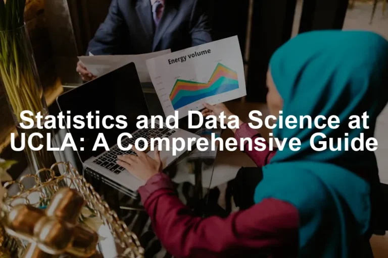 Featured image for Statistics and Data Science at UCLA: A Comprehensive Guide