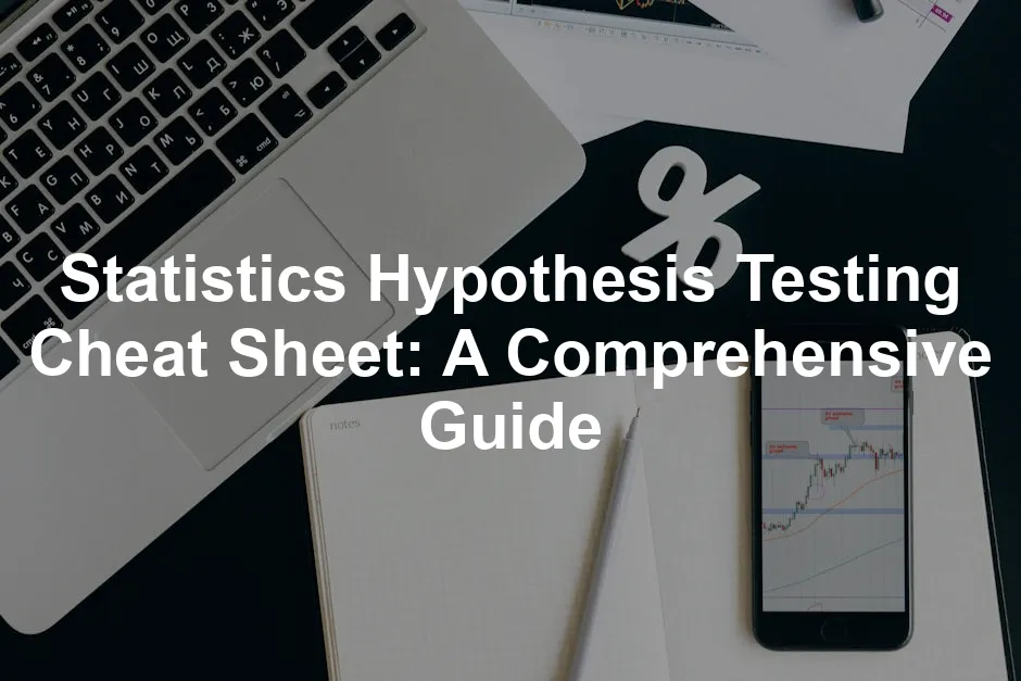 Featured image for Statistics Hypothesis Testing Cheat Sheet: A Comprehensive Guide