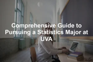 Featured image for Comprehensive Guide to Pursuing a Statistics Major at UVA