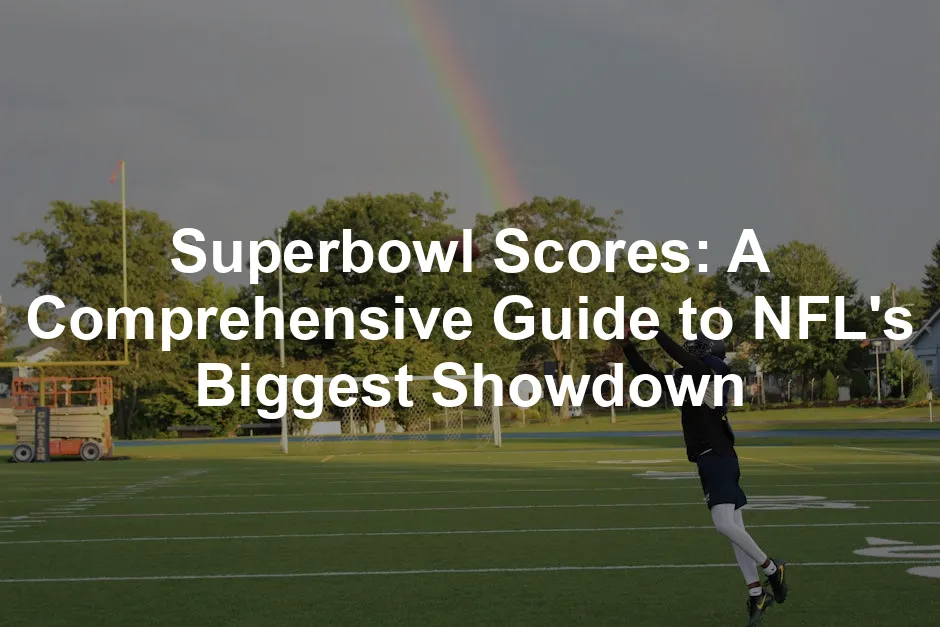 Featured image for Superbowl Scores: A Comprehensive Guide to NFL's Biggest Showdown