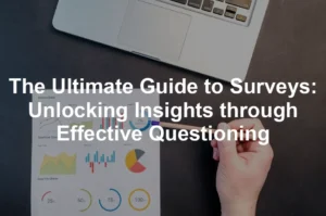 Featured image for The Ultimate Guide to Surveys: Unlocking Insights through Effective Questioning