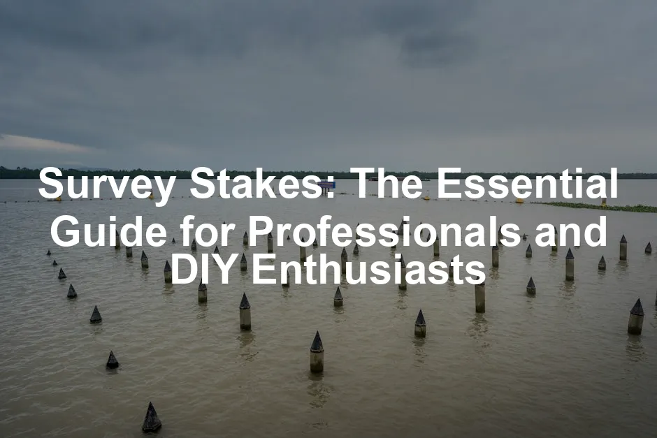 Featured image for Survey Stakes: The Essential Guide for Professionals and DIY Enthusiasts