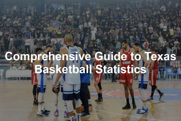 Featured image for Comprehensive Guide to Texas Basketball Statistics