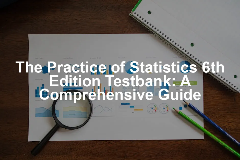 Featured image for The Practice of Statistics 6th Edition Testbank: A Comprehensive Guide