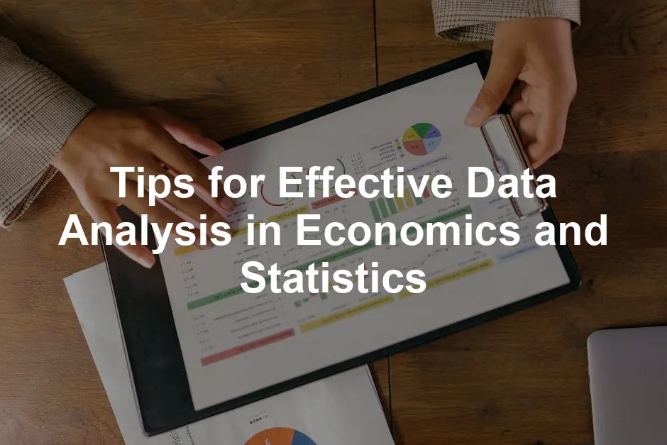 Featured image for Tips for Effective Data Analysis in Economics and Statistics