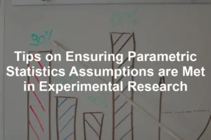 Featured image for Tips on Ensuring Parametric Statistics Assumptions are Met in Experimental Research