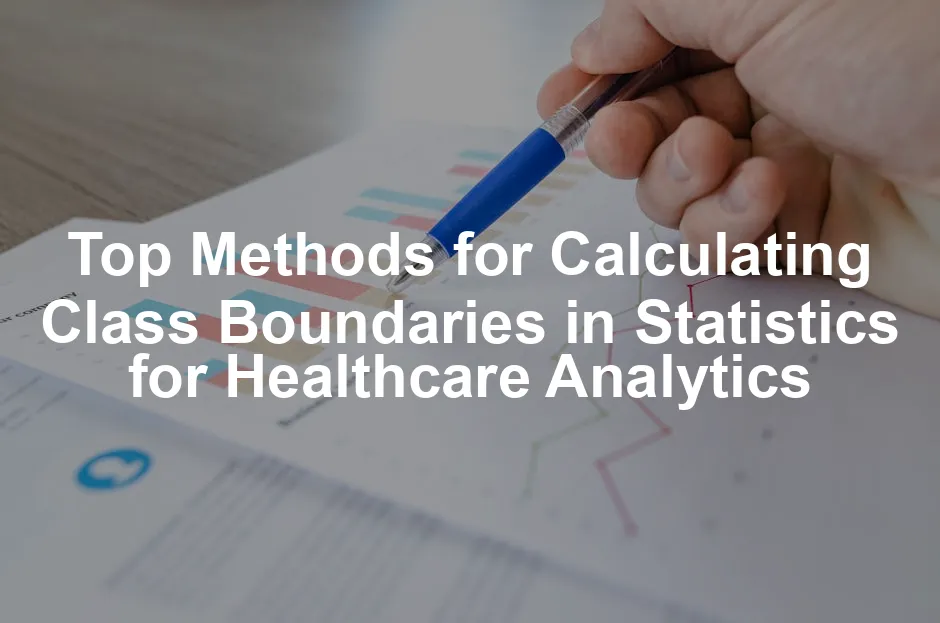 Featured image for Top Methods for Calculating Class Boundaries in Statistics for Healthcare Analytics