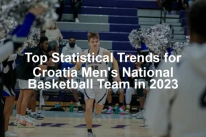 Featured image for Top Statistical Trends for Croatia Men's National Basketball Team in 2023