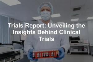 Featured image for Trials Report: Unveiling the Insights Behind Clinical Trials