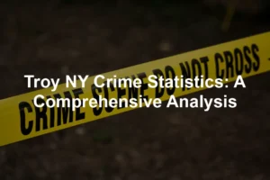 Featured image for Troy NY Crime Statistics: A Comprehensive Analysis