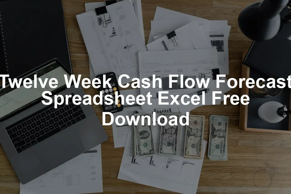 Featured image for Twelve Week Cash Flow Forecast Spreadsheet Excel Free Download