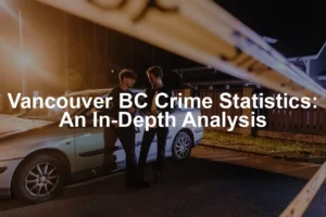 Featured image for Vancouver BC Crime Statistics: An In-Depth Analysis