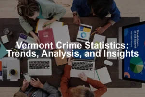 Featured image for Vermont Crime Statistics: Trends, Analysis, and Insights