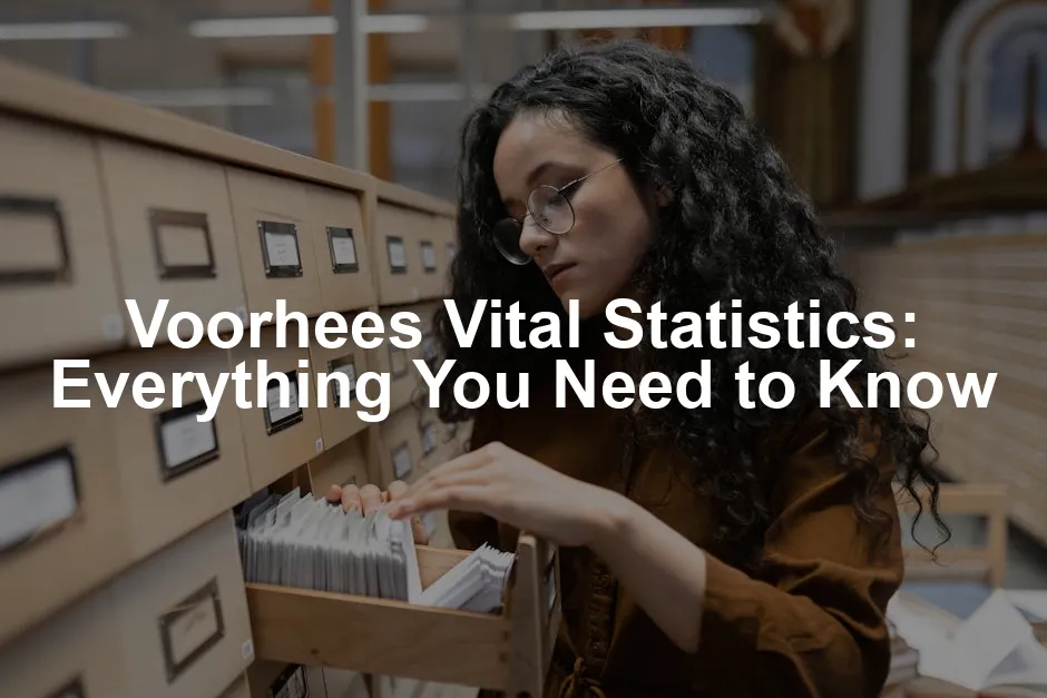 Featured image for Voorhees Vital Statistics: Everything You Need to Know