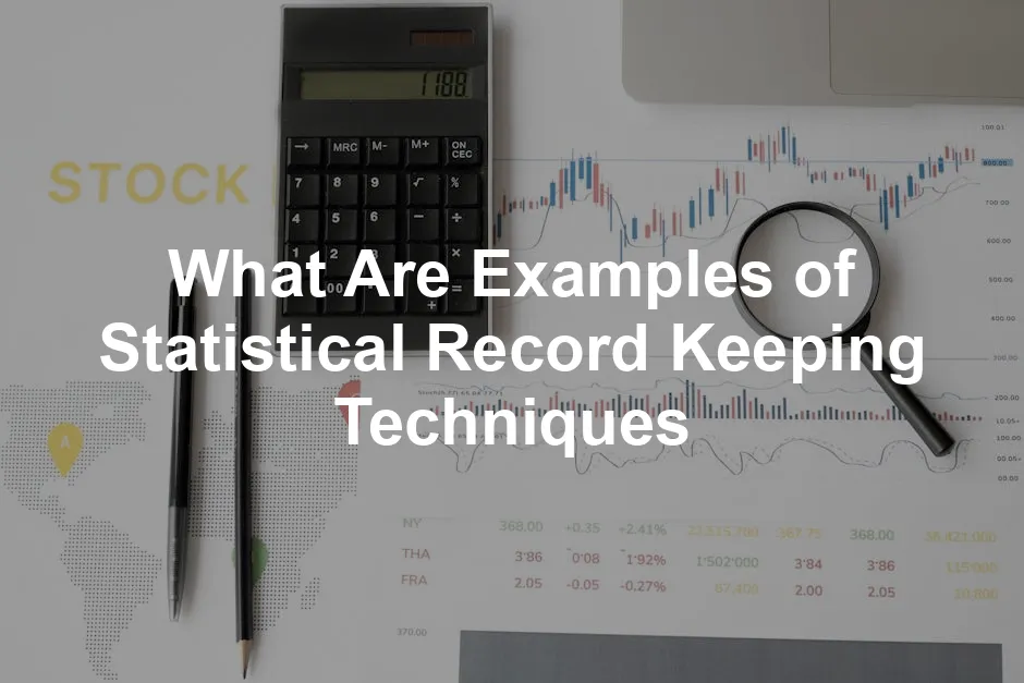 Featured image for What Are Examples of Statistical Record Keeping Techniques