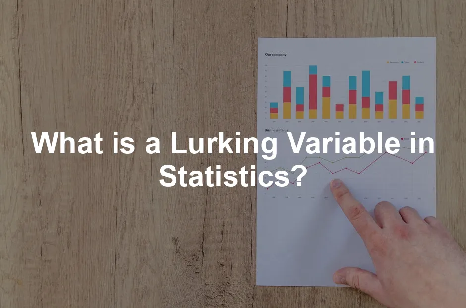 Featured image for What is a Lurking Variable in Statistics?