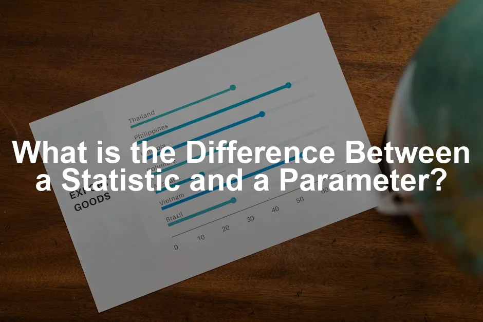 Featured image for What is the Difference Between a Statistic and a Parameter?