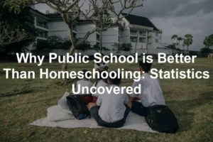 Featured image for Why Public School is Better Than Homeschooling: Statistics Uncovered