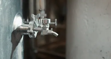 Horizontal video: Head brewer taking beer for sampling 5532877. Duration: 11 seconds. Resolution: 4096x2160