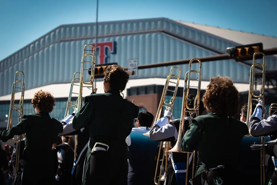 Orchestra Marching in Parade