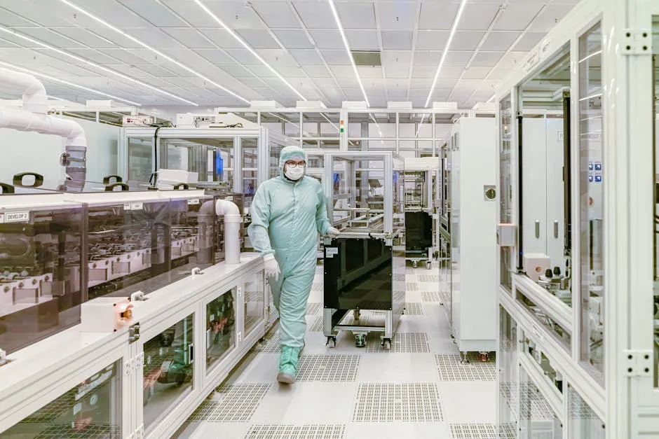A Worker in a Lab