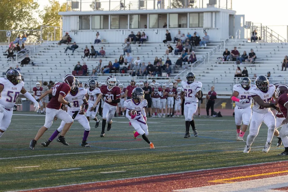 Football Players on Field