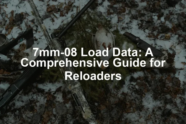 Featured image for 7mm-08 Load Data: A Comprehensive Guide for Reloaders