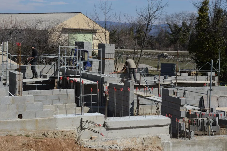 Men Working on Construction