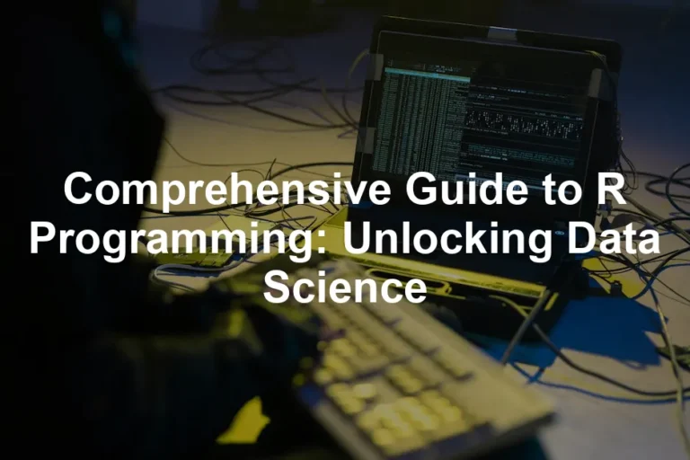 Featured image for Comprehensive Guide to R Programming: Unlocking Data Science