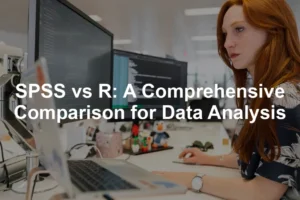 Featured image for SPSS vs R: A Comprehensive Comparison for Data Analysis