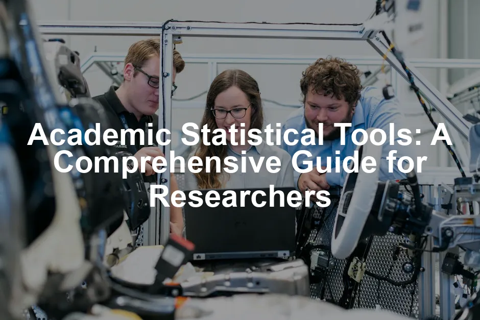 Featured image for Academic Statistical Tools: A Comprehensive Guide for Researchers