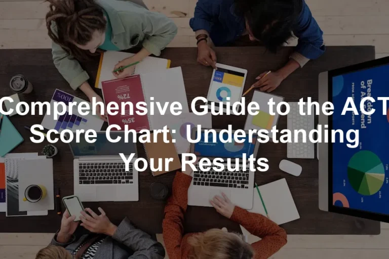 Featured image for Comprehensive Guide to the ACT Score Chart: Understanding Your Results