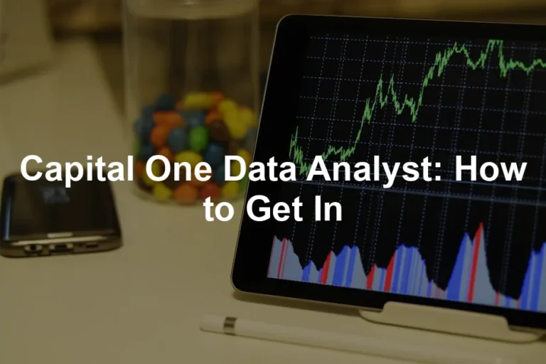 Featured image for Capital One Data Analyst: How to Get In