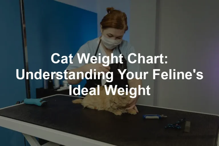 Featured image for Cat Weight Chart: Understanding Your Feline's Ideal Weight