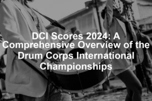 Featured image for DCI Scores 2024: A Comprehensive Overview of the Drum Corps International Championships