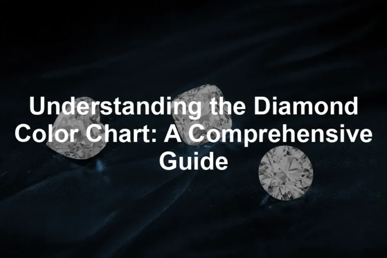 Featured image for Understanding the Diamond Color Chart: A Comprehensive Guide