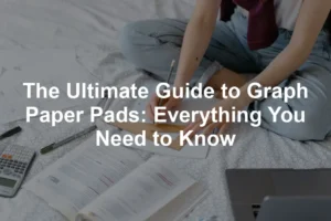 Featured image for The Ultimate Guide to Graph Paper Pads: Everything You Need to Know