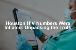 Featured image for Houston HIV Numbers Were Inflated: Unpacking the Truth