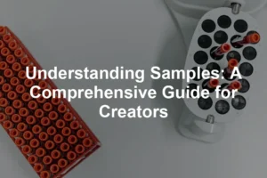 Featured image for Understanding Samples: A Comprehensive Guide for Creators