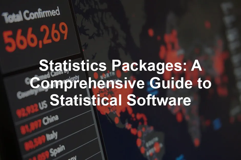 Featured image for Statistics Packages: A Comprehensive Guide to Statistical Software