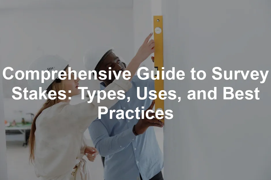 Featured image for Comprehensive Guide to Survey Stakes: Types, Uses, and Best Practices