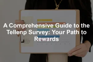 Featured image for A Comprehensive Guide to the Tellenp Survey: Your Path to Rewards